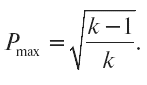 ,    (5 × 5) Pmax = 0,894;   (10 × 10) max = 0,949.